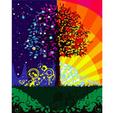 Painting By Numbers Abstract Tree Pictures