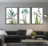 Paint by Numbers Triptych Plants