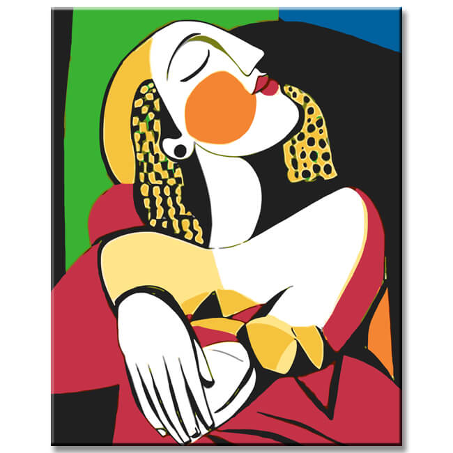 Painting by Numbers Picasso Lady