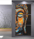 Painting by Numbers Sleeping Buddha Tradition- 3-Panel (Triptych)
