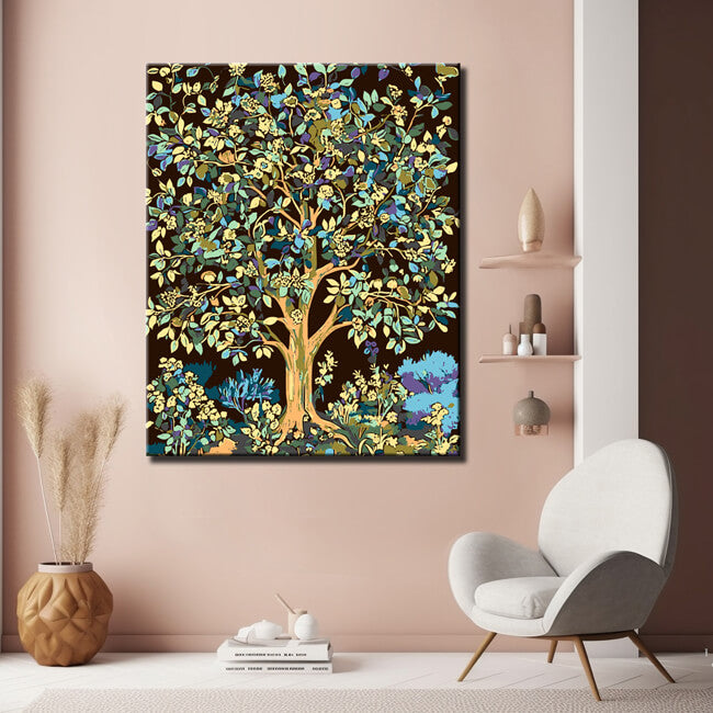 Paint by Numbers Tree