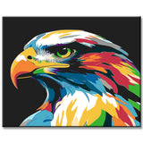 Paint by Numbers Colorful Eagle