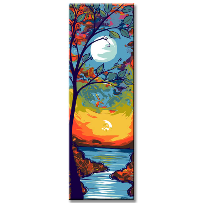 Painting by Numbers The Light of The Blue Moon