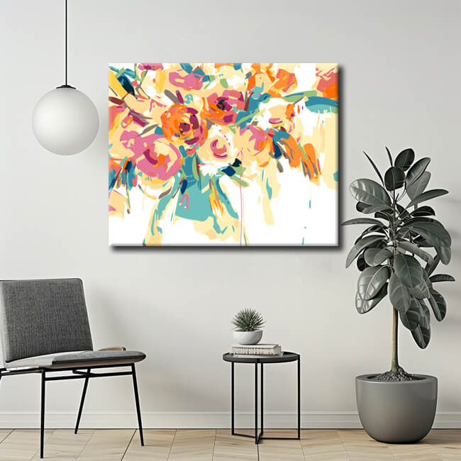 Painting by Numbers Summer Yellow Flowers