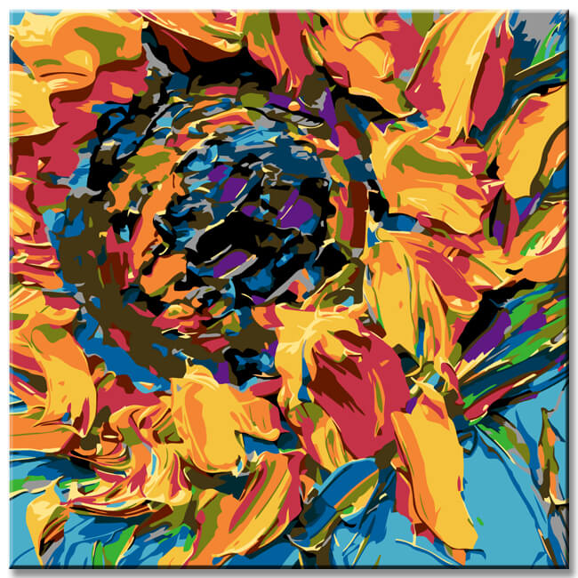 Painting by Numbers Van Gogh Sunflower I