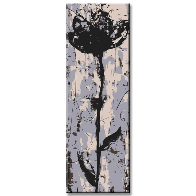 Painting by numbers Abstract shadow swing