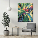Painting by Numbers Abstract Tropical Garden