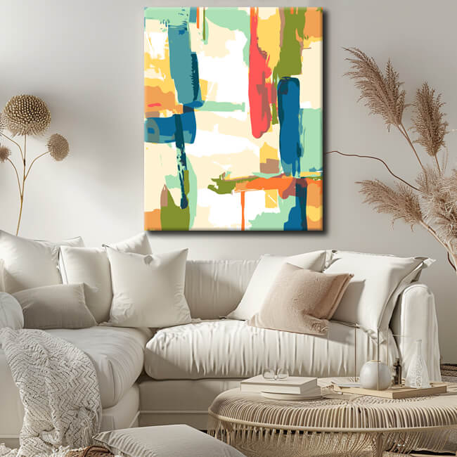 Paint By Numbers Deconstructed Landscape