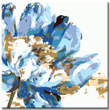 Painting by numbers rhinestone flower