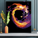 Paint by Numbers Space Surfing