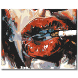 Painting by Numbers Cigarettes and Wine I