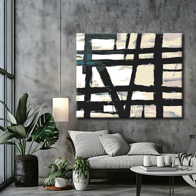 Painting by Numbers Abstract Building Blocks III