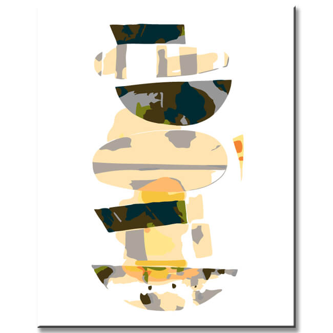 Painting by Numbers Modern Art Balance