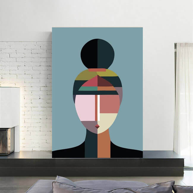Painting By Numbers Art Geometric Abstract Figures VI