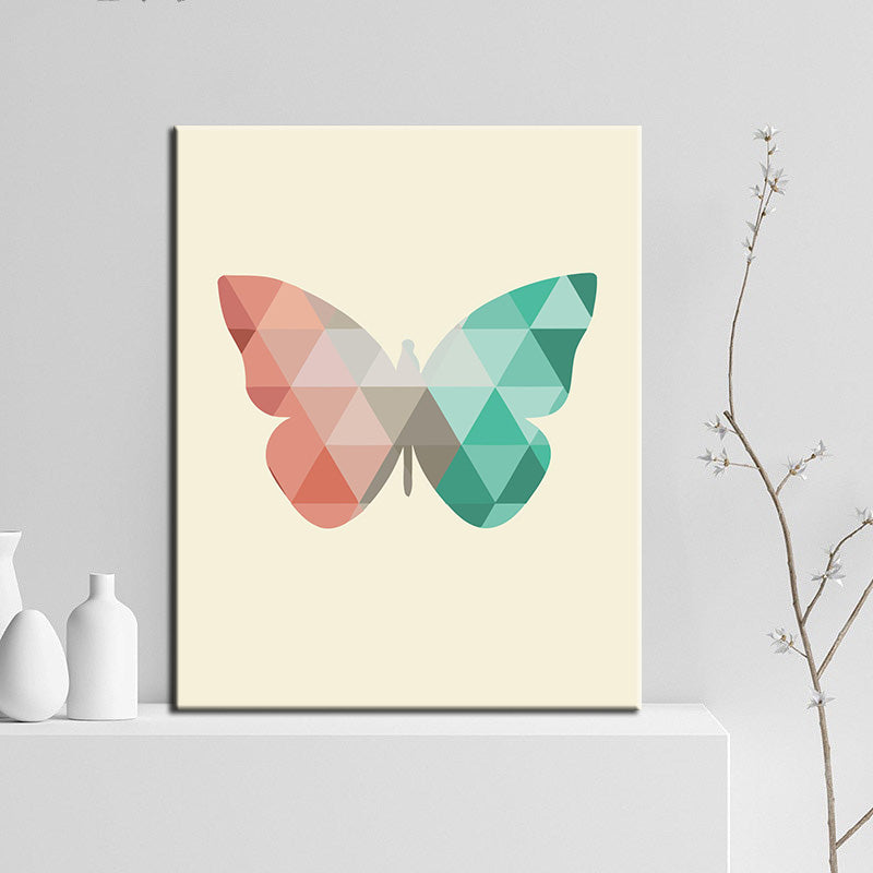 Paint By Numbers Art Polygon Style Butterfly