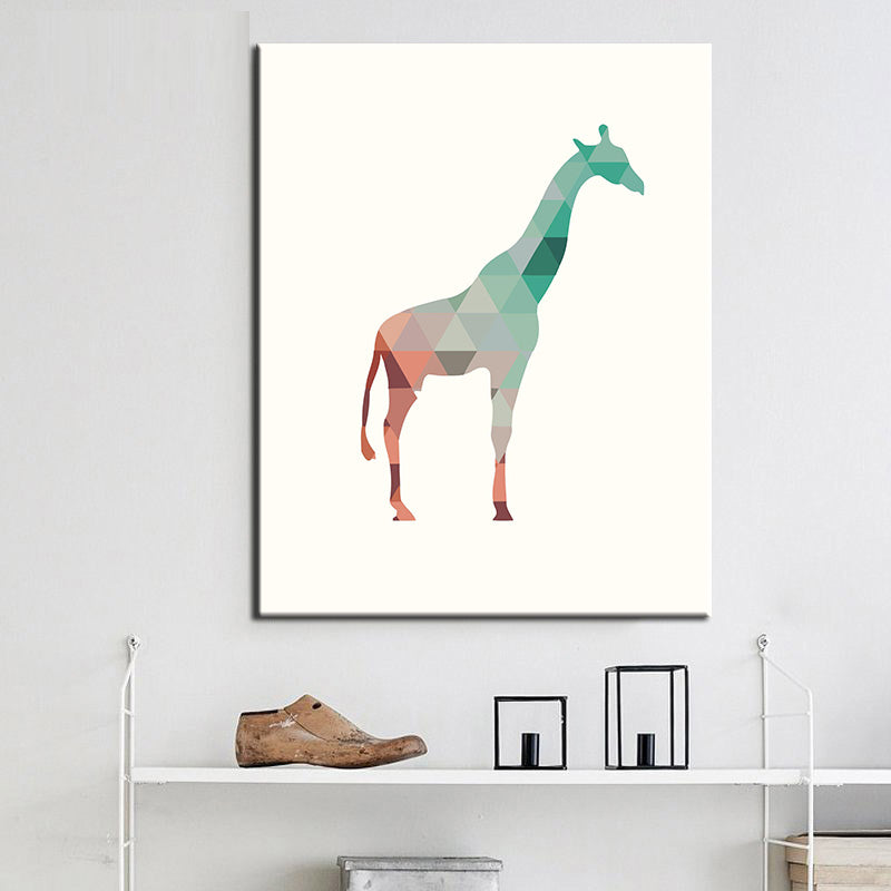 Paint By Numbers Art Polygon Style Giraffe