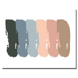 Painting by Numbers Art Minimalism Colored Stripes