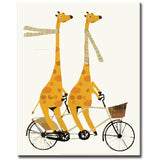 Painting By Numbers Animals Two Giraffes On The Tandem