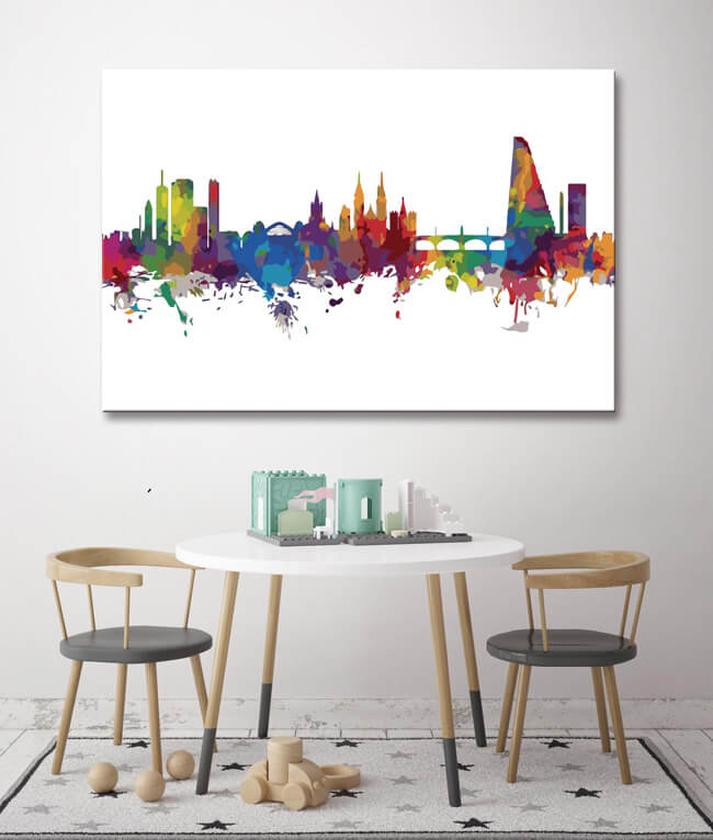 Painting by Numbers Switzerland Skyline Basel