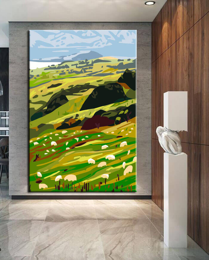 Painting by Numbers Art Landscape