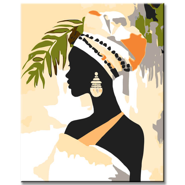 Painting by Numbers African Women