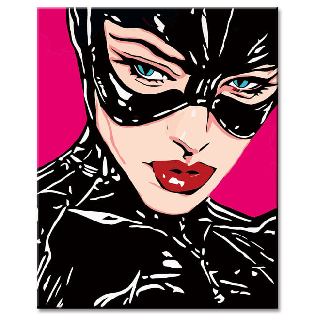 Painting by Numbers Catwoman Pop Art I Shipping from DE