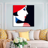 Painting by Numbers Pop Art Portrait Illustration