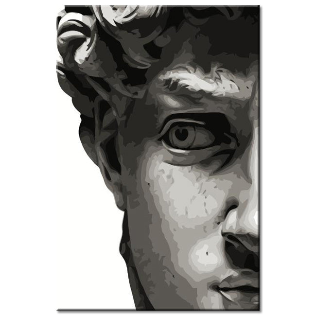 Painting by Numbers Statue of David Sculpture Art III Shipping from DE