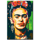 Painting by numbers Frida Kahlo art shipping from DE