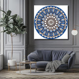 Painting by numbers round mandala shipping from DE-40*40cm-with stretcher frame-with covering service