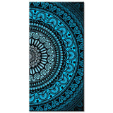 Paint By Numbers Blue Mandala Art
