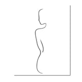 Painting by Numbers Art Minimalism Drawing Silhouette Human II