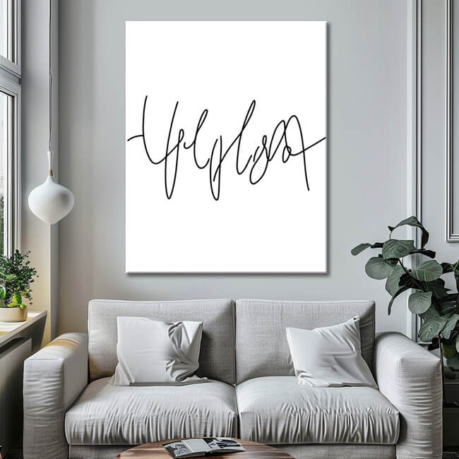 Paint by Numbers Art Minimalism Drawing Font