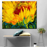 Painting by Numbers Art Nature Sunflower with Head Up
