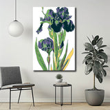 Painting by Numbers Art Nature Purple Flowers with Hanging Head