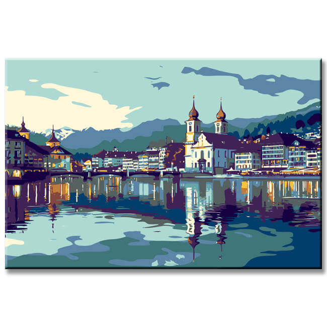 Painting by Numbers Switzerland Lucerne