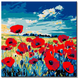 Painting by Numbers Poppy Field