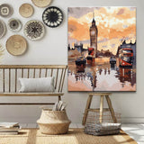 Painting By Numbers London in Watercolor