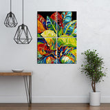 Painting By Numbers Tropical Artificial Plant 4 Pieces -