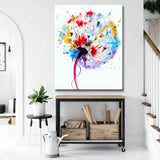 Painting by numbers dandelions in watercolor art shipping from DE