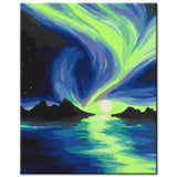 Paint By Numbers Northern Lights Art