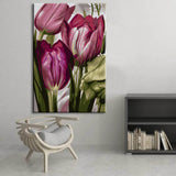 Paint by Numbers Purple Tulips