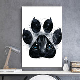 Painting by Numbers Art Animal Cat Eyes in Her Paw