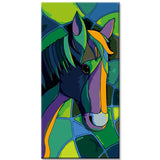 Paint By Numbers Art Painting Horse Portrait Colored