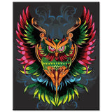 Paint By Numbers Devil Owl Illustration Art