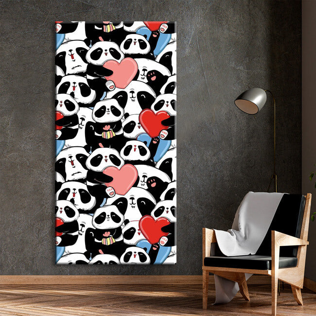 Painting by Numbers Panda Love Shipping from DE