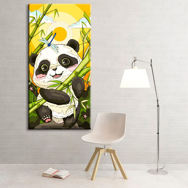 Paint by Numbers Bamboo Panda Shipping from DE