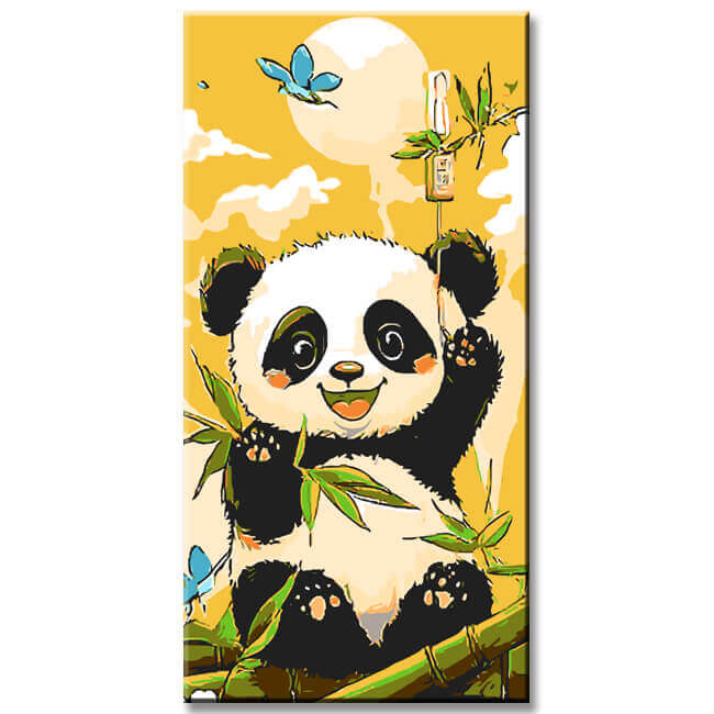 Paint by Numbers Bamboo Panda