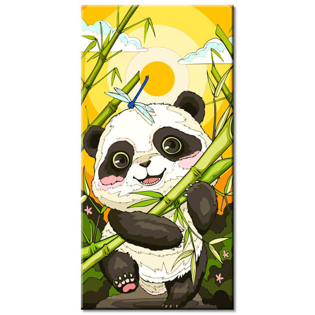 Paint by Numbers Bamboo Panda Shipping from DE