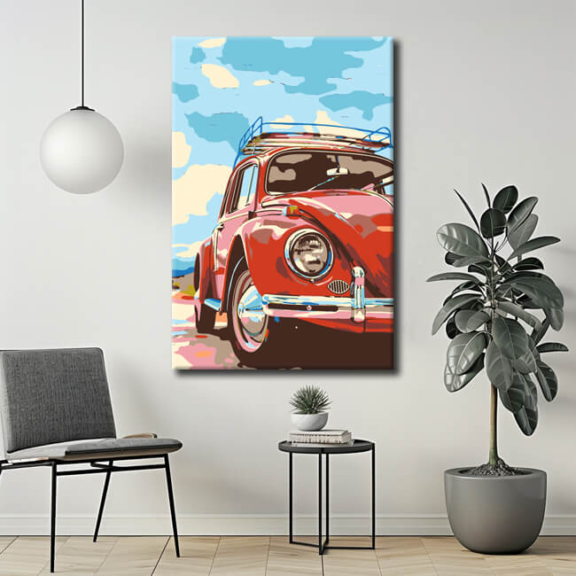 Painting by Numbers Dark Colorful Mandala Shipping from DE